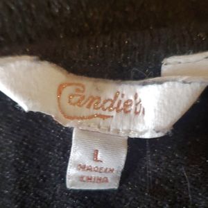 Size large woman's Candies knitted shirt